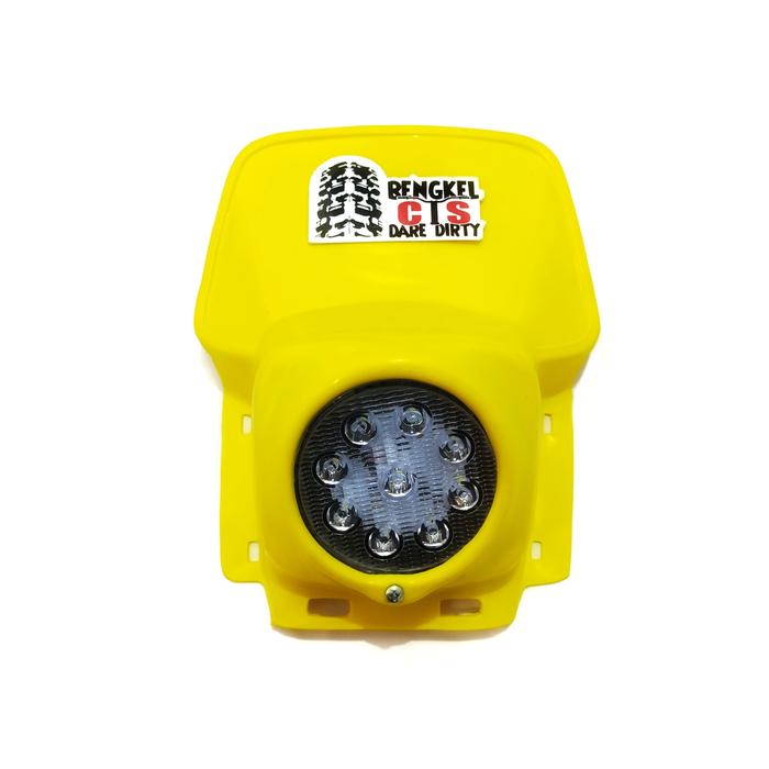 Gambar Headlamp Lampu Depan Jadul Vintage Trail Klasik LED ELBA - Kuning dari Bengkel CTS undefined Tokopedia