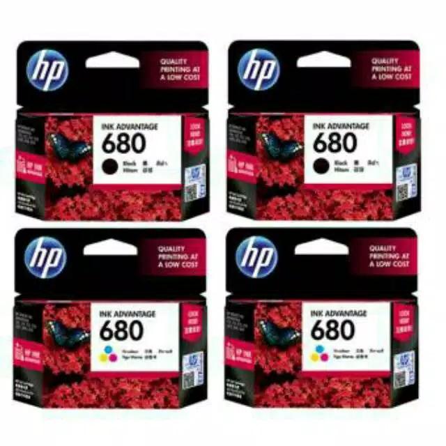 Gambar Cartridge HP 680 Colour Original / Tinta printer - Colour dari Rosariolshop undefined Tokopedia