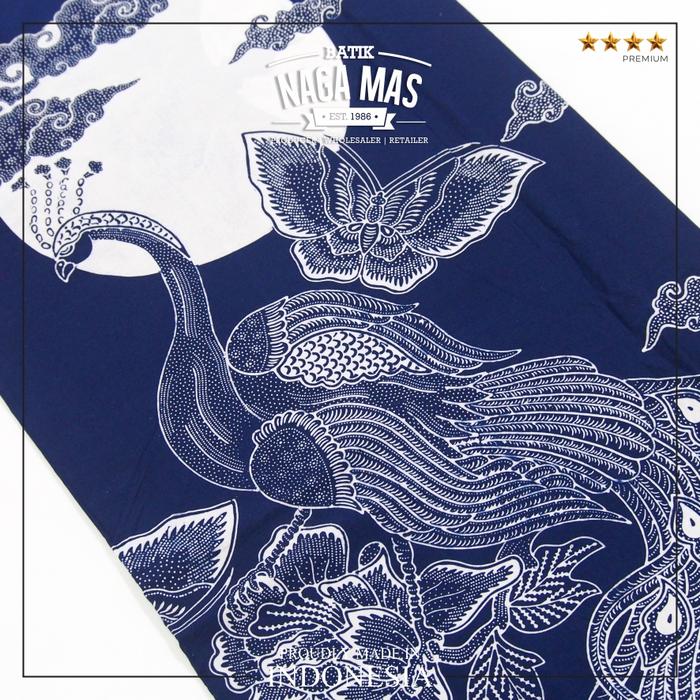 Gambar BATIK NAGA MAS - KAIN BATIK PREMIUM GIANT MERAK - Navy dari BATIKNAGAMAS undefined Tokopedia