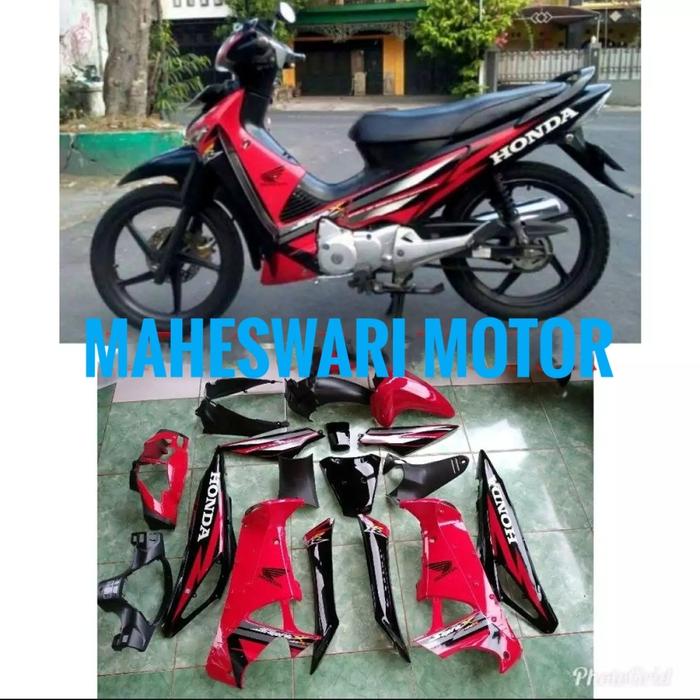 Gambar Full Set Cover Body Supra X 125 Lama 2005 2006. dari Maheswari Motor New undefined Tokopedia