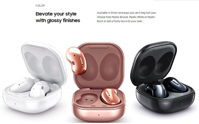 赤字出品】Galaxy Buds Live/ブロンズ SM-R180NZNAXJP ｜オーディオ機器 