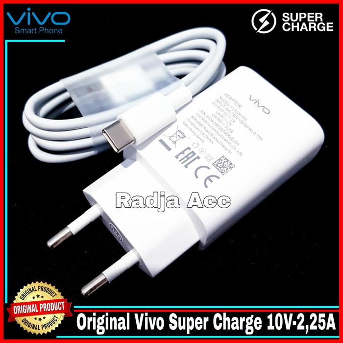 Gambar Charger Vivo V17 Pro V19 Z1x Original 100% Super Charge USB Type C dari Radja.Acc77 undefined Tokopedia