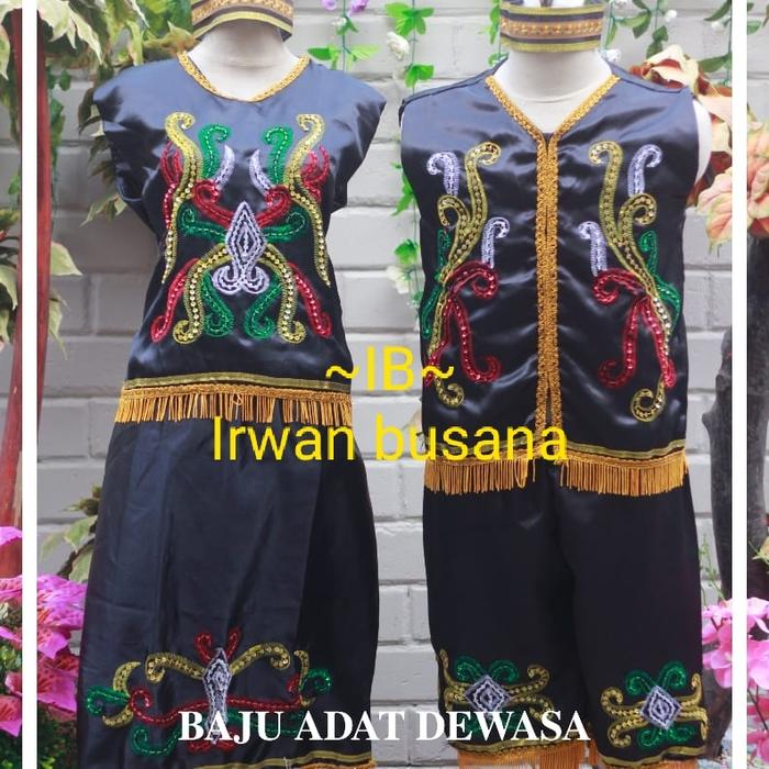 Gambar Baju adat dayak // baju adat kalimantan timur dewasa dari Irwan Busana undefined Tokopedia