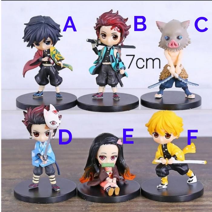 Gambar Action Figure Kimetsu No Yaiba Demon Slayer Tanjiro Zenitsu NezukoMini - C dari SHA Surabaya Hobbies Gunpla undefined Tokopedia