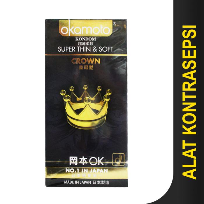 Gambar Kondom Okamoto Crown 10's / Alat Kontrasepsi Pria dari Apotik Century undefined Tokopedia