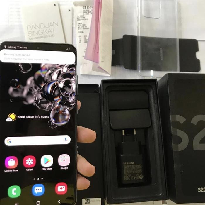 Samsung Galaxy S20 Ultra 12GB/128GB S20ultra 12/128gb 12/128-Sein-2ND  Hitam