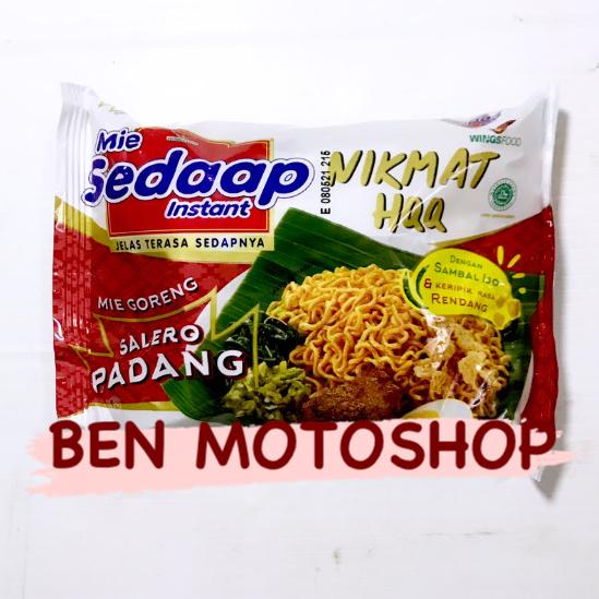 Jual Mie Sedaap Salero Padang 1 Pcs Bungkus Instant Goreng Wings Dus Jakarta Selatan Ben Motoshop Tokopedia
