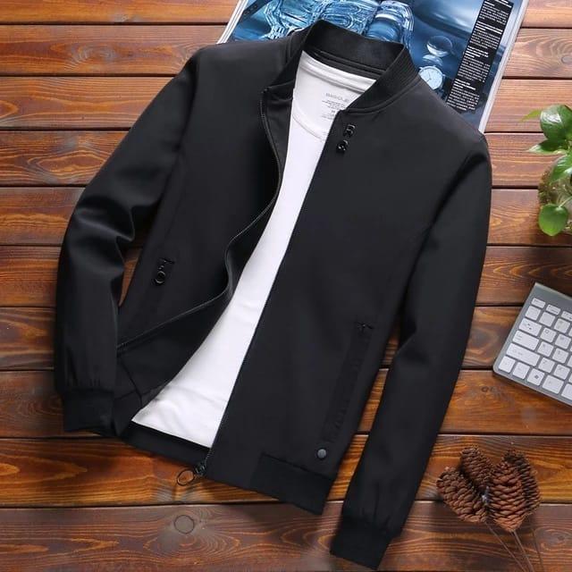 Gambar jaket pria CASUAL bahan parasut - Abu-abu, All Size dari arer fashion undefined Tokopedia