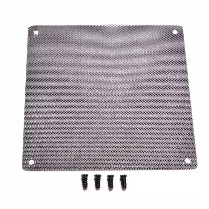 Gambar PVC Mesh Computer Fan Dust Filter 14x14cm - Add Screws dari new-brainiac undefined Tokopedia