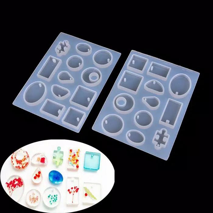 Gambar DIY Silicone Mold Resin Jewelry Making Mould Epoxy Pendant Craft dari Multistok undefined Tokopedia