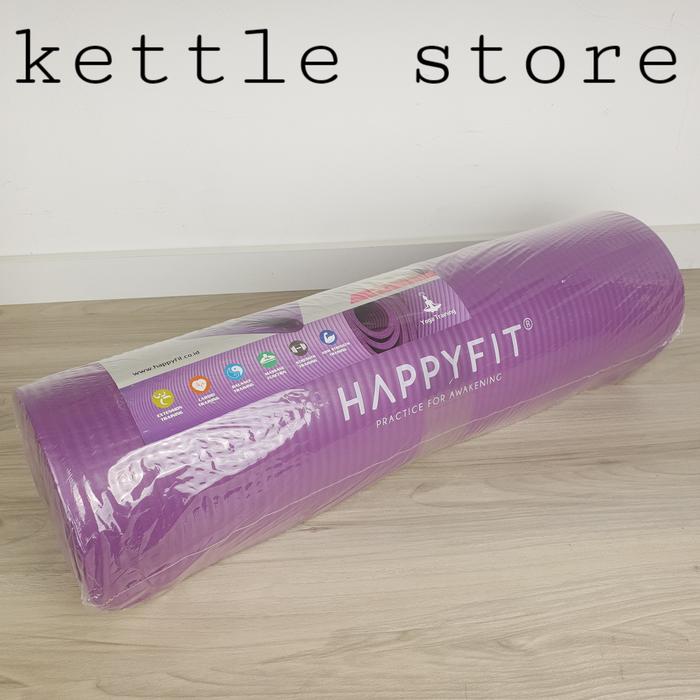 Gambar HAPPYFIT YOGA MAT NBR 10MM Original - Ungu dari PARIS MUSIK undefined Tokopedia