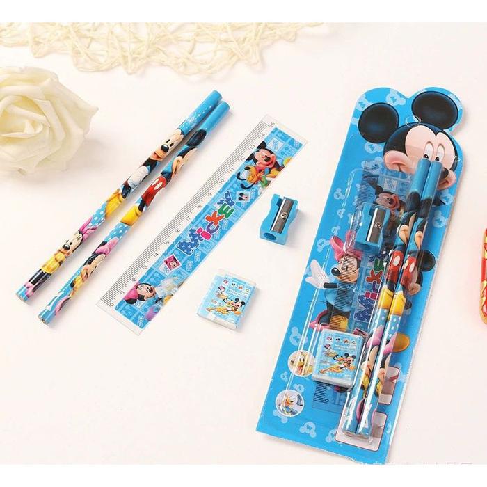 Gambar PAKET ALAT TULIS PENSIL SET 5 IN 1 KARAKTER / PENSIL KARAKTER 5IN1 dari 87OLShop undefined Tokopedia