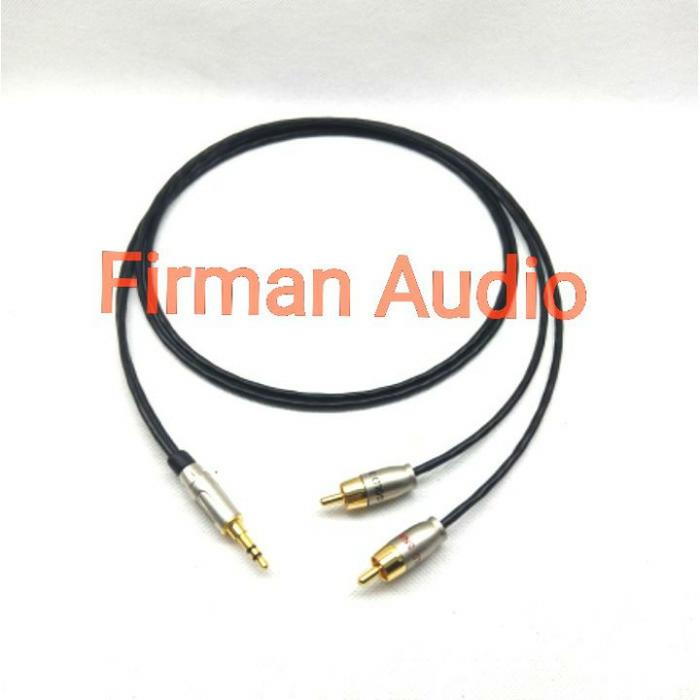Gambar Kabel Canare L2B2AT Ori 5mtr Plus Jack 3.5mm Stereo Male To 2 RCA Male Gold dari Firman Audio Elektronik undefined Tokopedia