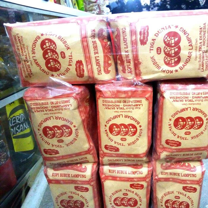 Gambar kopi bubuk tiga dunia lampung 200gr dari toko alfredo b lampung undefined Tokopedia