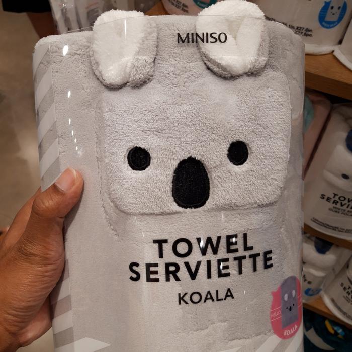 Gambar Miniso Bath Towel - koala dari Herncshop undefined Tokopedia