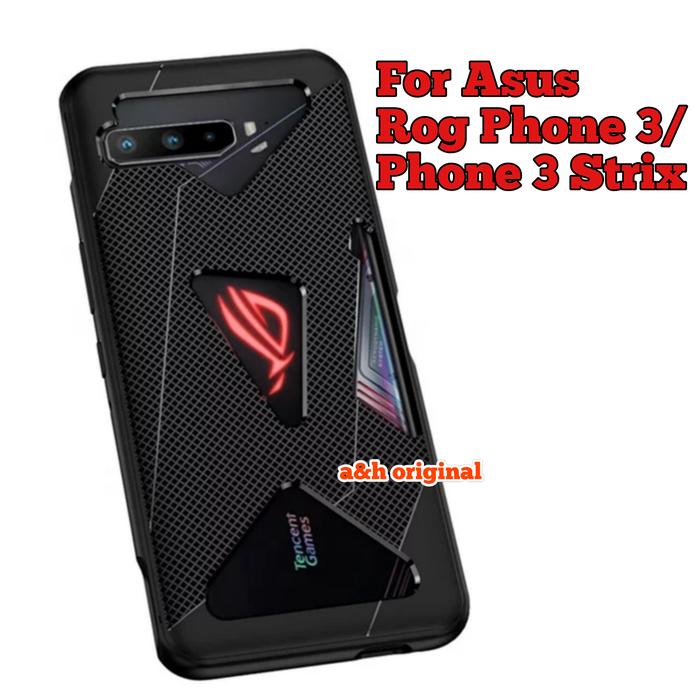 Gambar Case Asus ROG Phone 3 Strix - Softcase ShockProof Protective Casing - Hitam dari whitehammers undefined Tokopedia