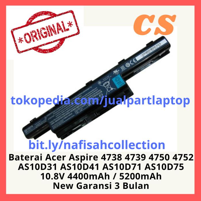 Gambar Jual Baterai Original Acer Aspire E1-421 E1-431 E1-451 E1-471 E1-531 dari part laptop undefined Tokopedia