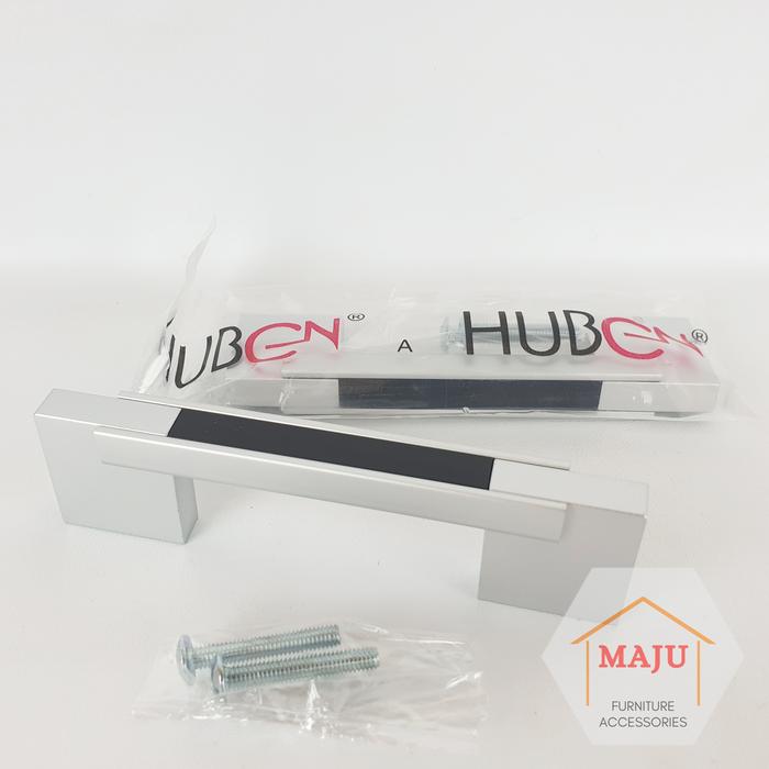 Gambar Huben Handle TA-49 96 128 160 192 Black Anodize Aluminium (Tarikan Interior Minimalis Laci, Lemari, Pintu, Jendela) - 96 mm dari UD Maju Aksesoris undefined Tokopedia