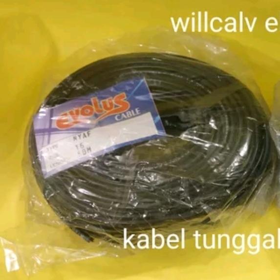 Gambar KABEL NYAF 1X1.5 - KABEL TUNGGAL SERABUT 1X1.5 HARGA PERMETER TEMBAGA - Hitam dari WILLCALV ELECTRIC undefined Tokopedia