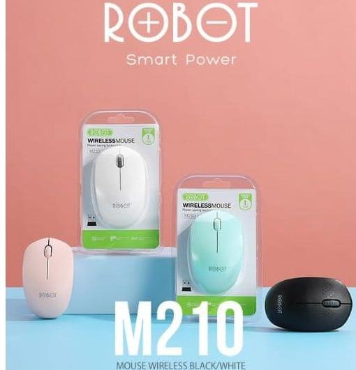 Gambar Mouse Robot M210 Wireless M 210 Mouse - Putih dari PojokITcom Pusat IT Comp undefined Tokopedia