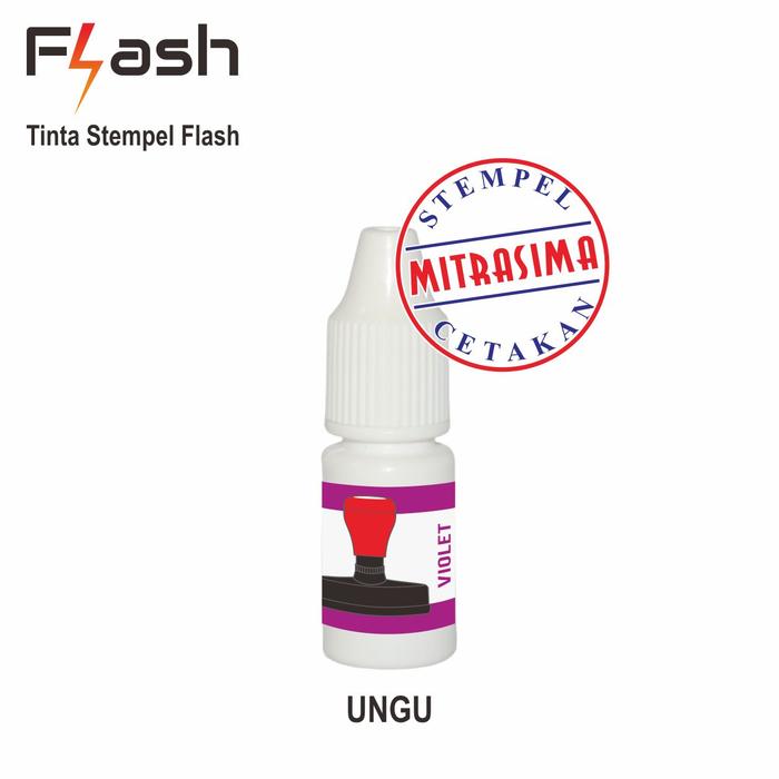 Gambar Tinta untuk Stempel Flash - Ungu dari Mitrasima Stamp undefined Tokopedia