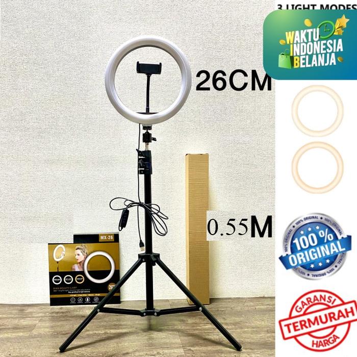 Jual Ring Light 26cm Light Stand Tripod 55CM Selfie Vlogger