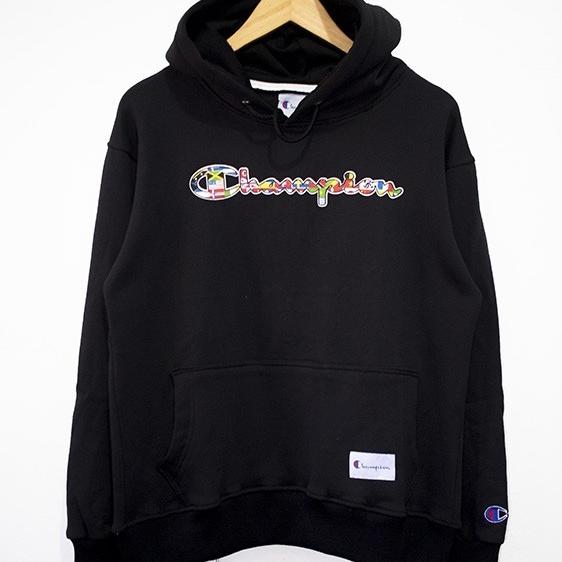 Gambar Jaket Sweater hoodie CHAMPION WORLD - Hitam, L dari haikalolshop15 undefined Tokopedia