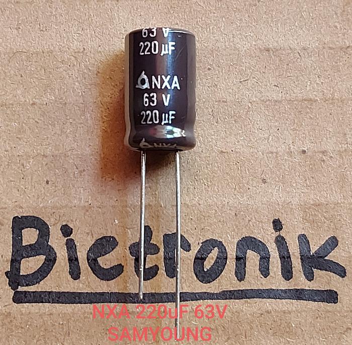 Gambar Kapasitor 220uF 63V 7000Hrs 10x16mm Original SAMYOUNG Electronics dari Bietronik undefined Tokopedia