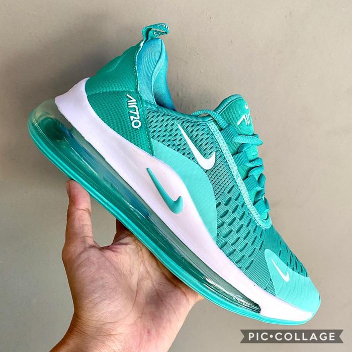 nike air max 270 react women's mint green
