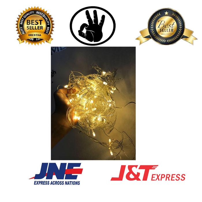 Gambar woke88jkt tumblr light lampu hias led lampu dekorasi murah 10m 50led - warm white dari WOKE88JKT undefined Tokopedia