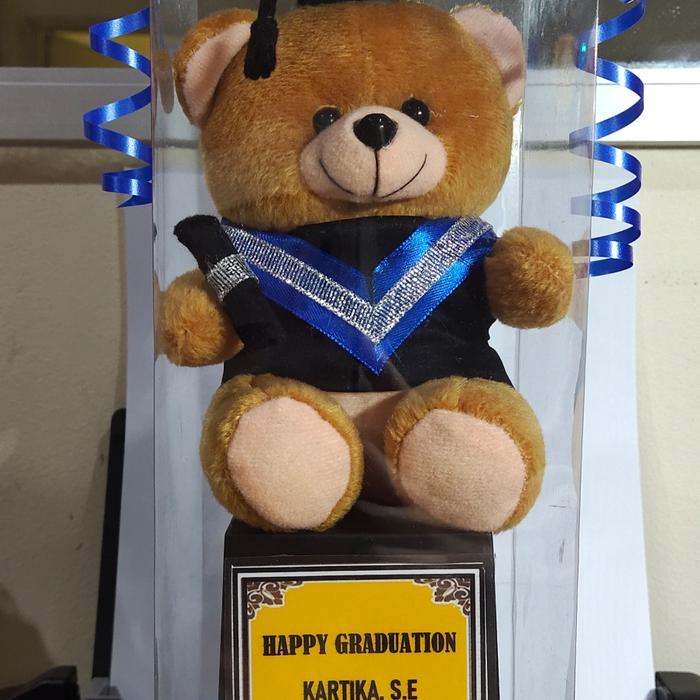 Gambar Boneka wisuda graduation teddy bear lucu hadiah wisuda - Cokelat dari Moomoo House undefined Tokopedia