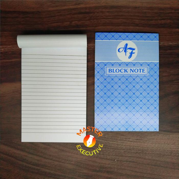 Gambar [Pak - 10 Buku] AF Blocknote Kecil Garis / Polos - Notes Notepad - garis dari Master Executive Shop undefined Tokopedia