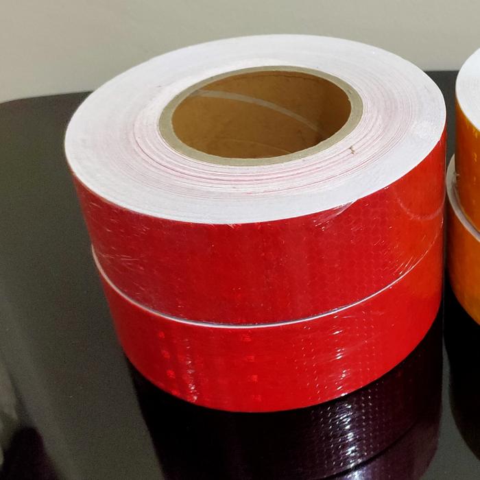 Gambar Sticker Reflective Mobil Box / Truk. Stiker Mantul Keselamatan 40 mtr. - Merah dari Tinggal Kirim undefined Tokopedia