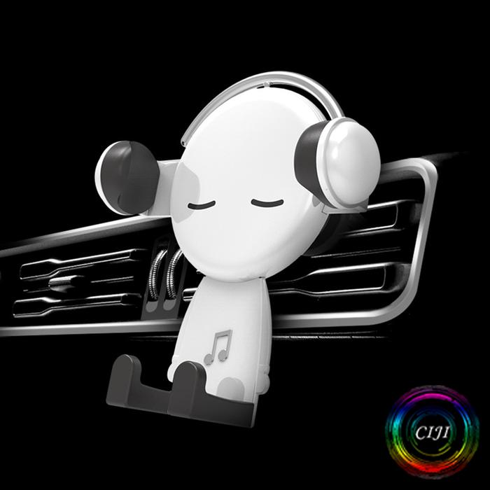 Gambar CIJI Car Mobile Phone Holder Desain Terbaru Car Holder Otomatis - Putih dari CIJI.OFFICIAL undefined Tokopedia