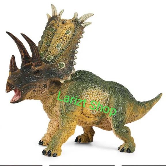 Gambar Dinosaurus Jurassic Walking with Dinosaur Pentaceratops Dino Figure - Hijau dari Larizt Shop Jakarta undefined Tokopedia