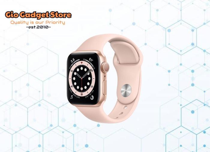 Jual Apple Watch Series 44mm Gold Aluminum with Pink Sand Sport