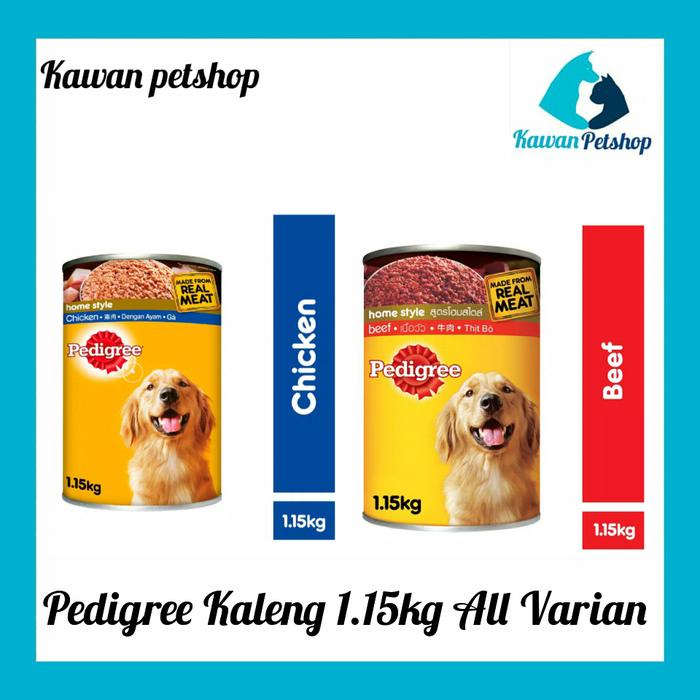 Pedigree Beef Chicken Anjing Pedigree Kaleng Dog Food di  Bekasi Petshop_new Tokopedia