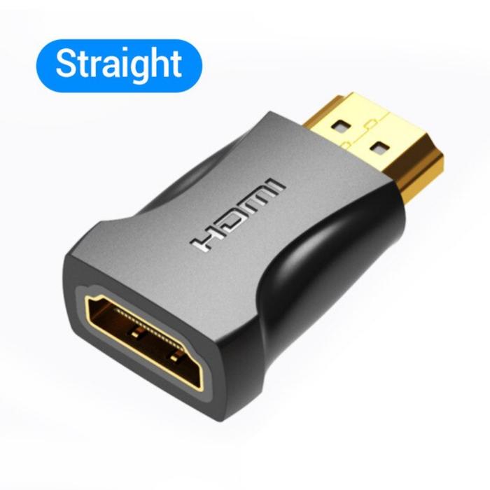 Gambar Vention Gender HDMI Adapter 90 270 Straight Vertical Male Female - Straight, isi 1pc dari Vention Authorized Store undefined Tokopedia