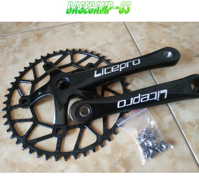 CRANK ARM LITEPRO LITE PRO BCD 130 MM PLUS CHAINRING 54T di Pojokjapanan  Tokopedia