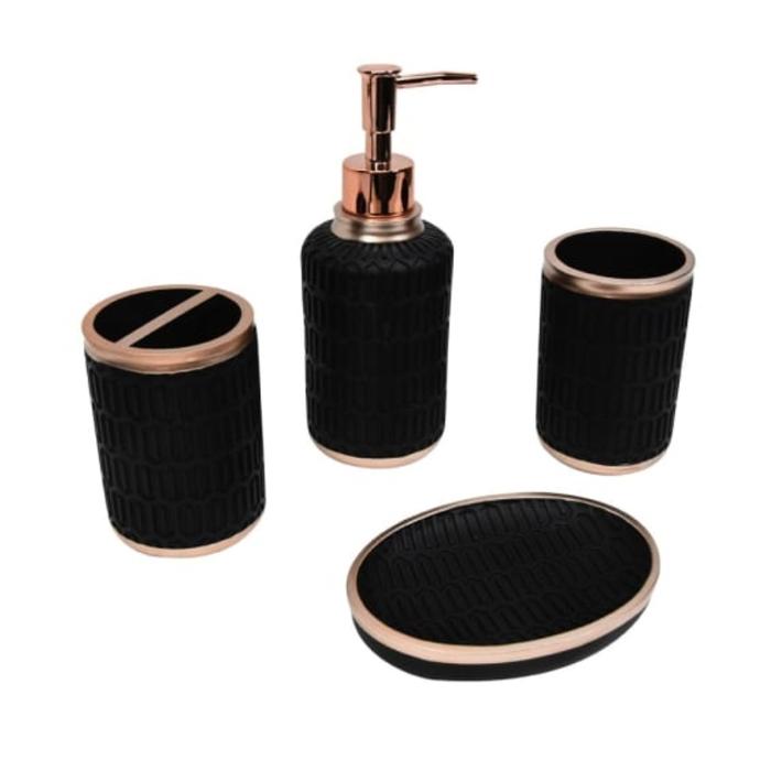 Gambar Kris Aksesoris kamar mandi Soap dispenser polyresin premium Set 4pcs dari Luvy Store20 undefined Tokopedia