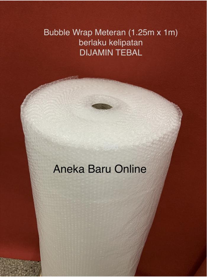 Gambar Plastik Bubble Wrap Meteran - Harga per 1 Meter - DIJAMIN LEBIH TEBAL - Putih dari Aneka Baru Online_NEW undefined Tokopedia