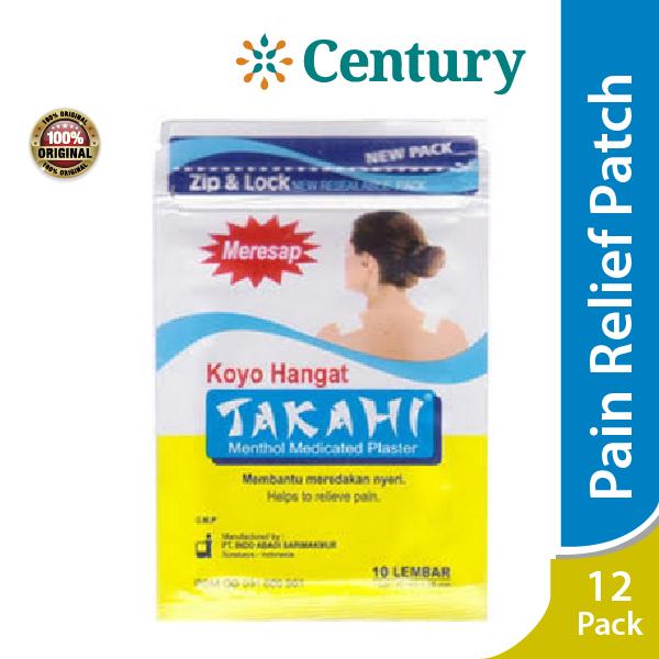 Gambar Takahi Koyo Hangat 12x10 Lembar / Pegal Linu / Otot / Koyo dari Apotik Century undefined Tokopedia
