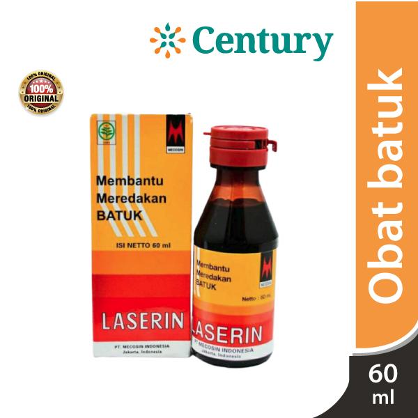 Gambar Laserin 60 ML / Obat Batuk / Meredakan Batuk dari Apotik Century undefined Tokopedia