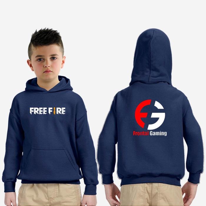 Gambar Jaket Hoodie anak Frontal Gaming - Navy, M dari Aluna store undefined Tokopedia