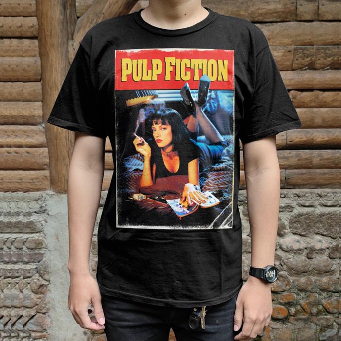 Jual Kaos Film Pulp Fiction Vintage 