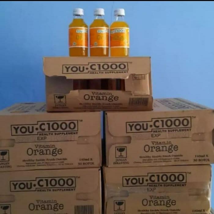 Gambar you c1000 orange 140ml 1 dus dari Peto Olshop undefined Tokopedia