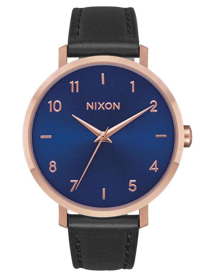 Nixon A10912763 Arrow Leather Rosegold Indigo Black