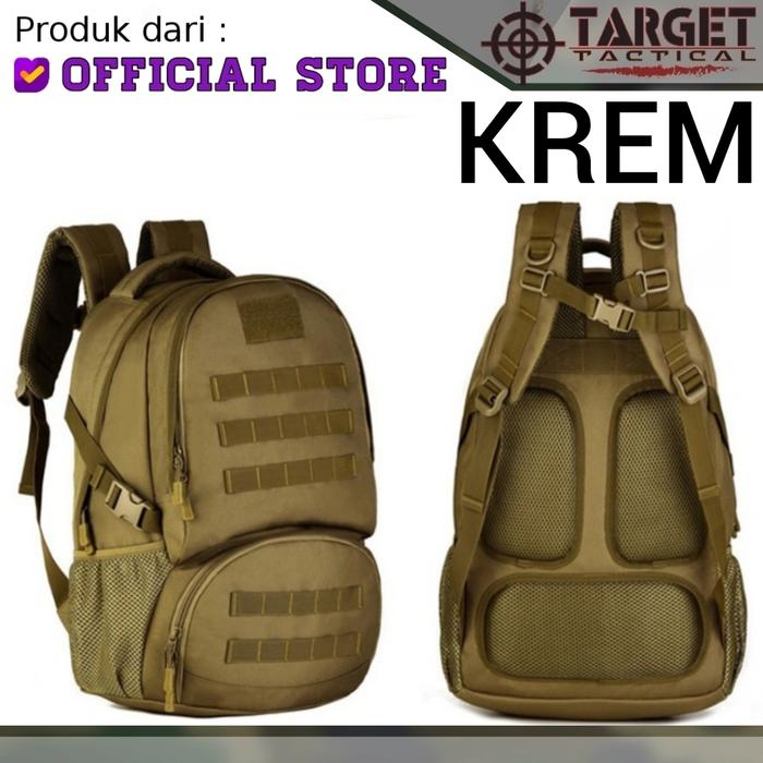 Gambar Tas Ransel Army Target Molle 7306 Gunung Hiking Import Original - Krem dari TACTICAL GEAR ID Kota Administrasi Jakarta Pusat Tokopedia