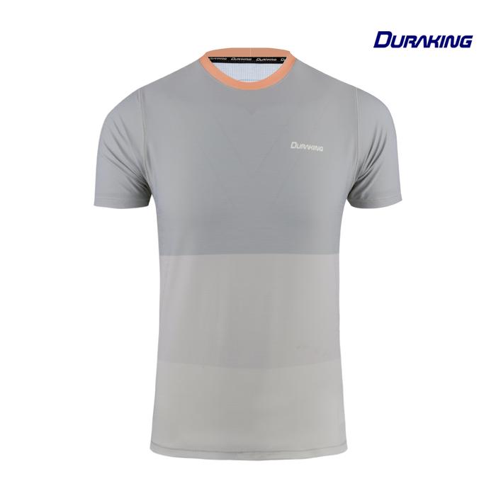 Gambar DK Daily Active Wear Tri Colors Shirt Grey - Regular Fit - M dari Duraking Outdoor and Sports undefined Tokopedia