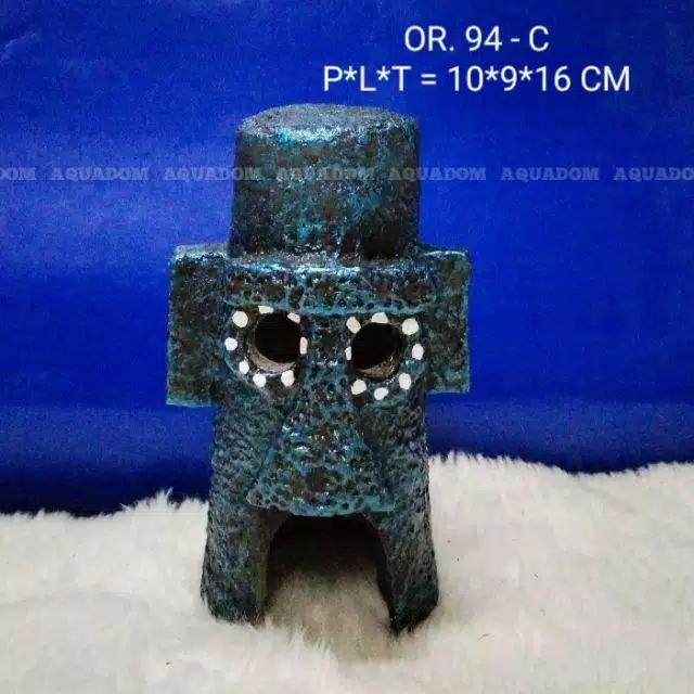 Gambar HIASAN AQUARIUM SPONGEBOB DKK SQUIDWARD - KODE C dari AQUA DOME undefined Tokopedia